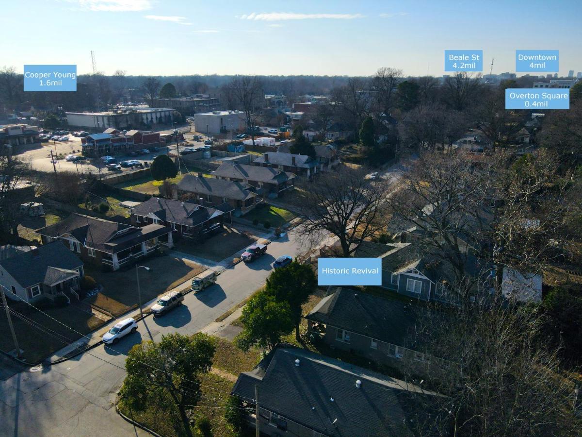 Historic Revival King Bed Midtown Memphis 68 Yes Pets Fast Wifi Free Parking Βίλα Εξωτερικό φωτογραφία