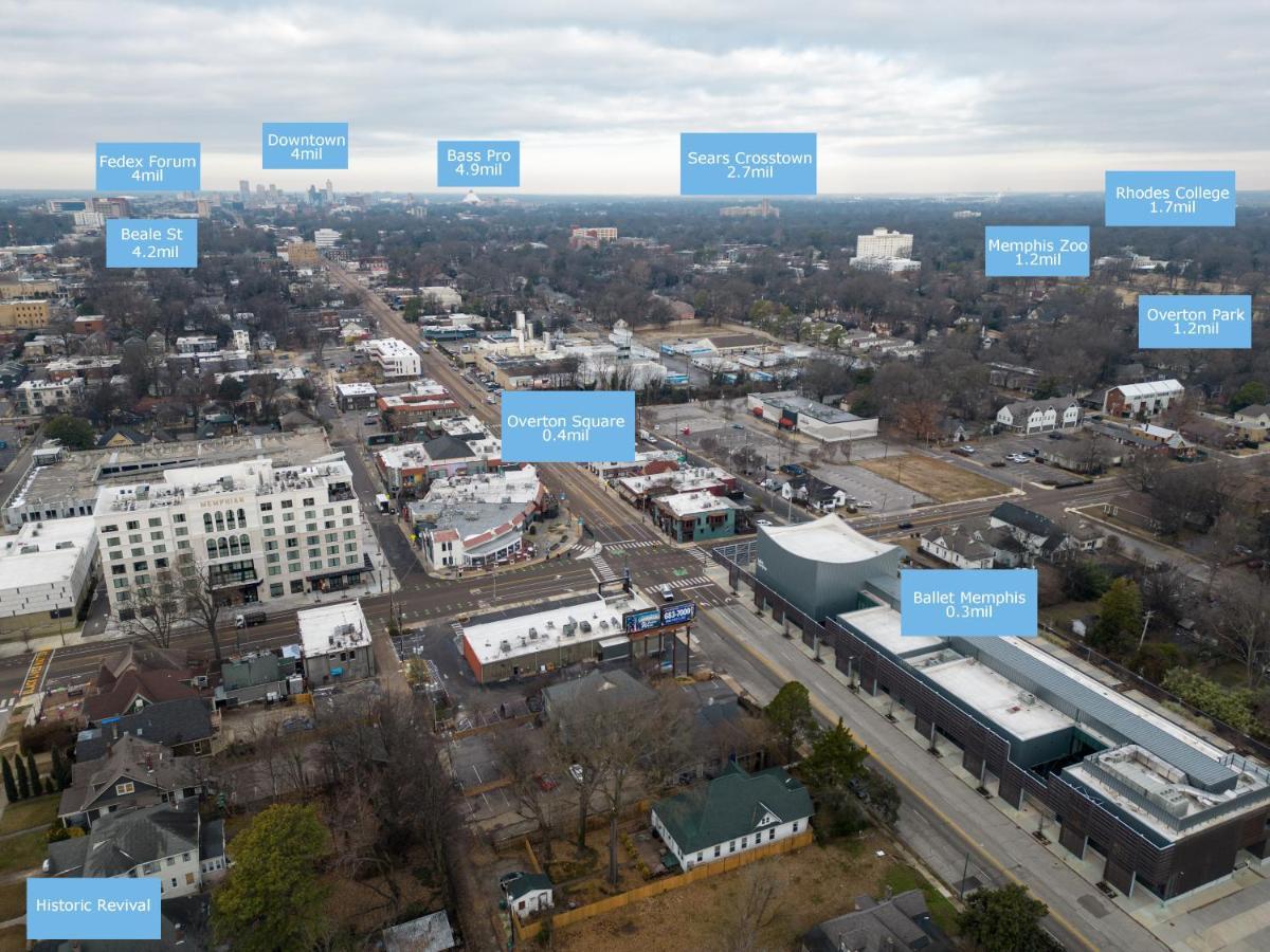 Historic Revival King Bed Midtown Memphis 68 Yes Pets Fast Wifi Free Parking Βίλα Εξωτερικό φωτογραφία