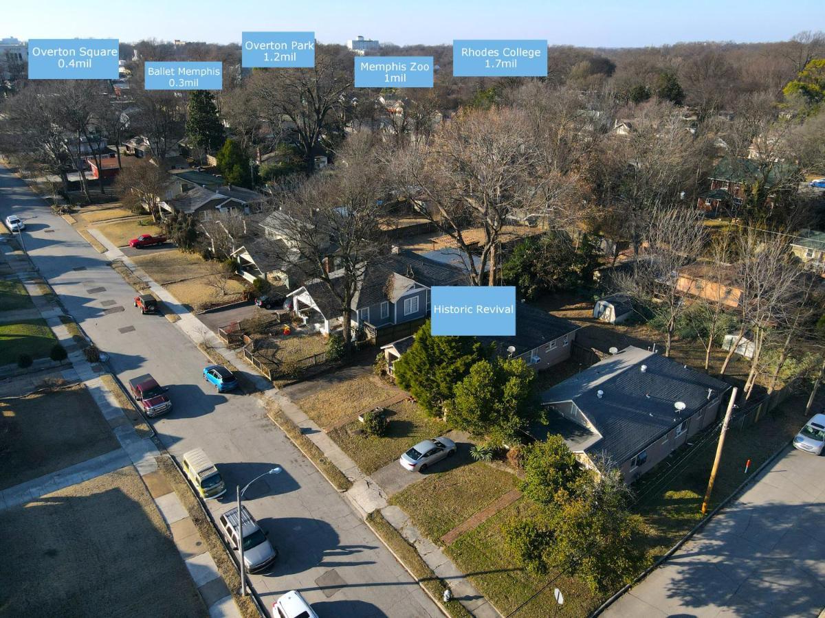 Historic Revival King Bed Midtown Memphis 68 Yes Pets Fast Wifi Free Parking Βίλα Εξωτερικό φωτογραφία